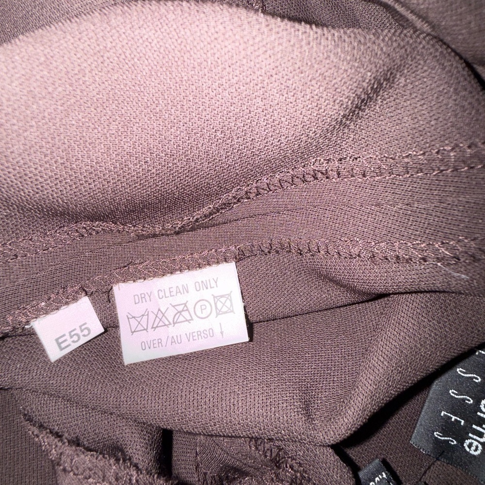 Liz Claiborne Brown Blazer Dress Size 10 Career Office Long Sleeve Classic - Picture 4 of 6